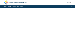 Desktop Screenshot of carloangelogonzales.com
