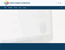 Tablet Screenshot of carloangelogonzales.com
